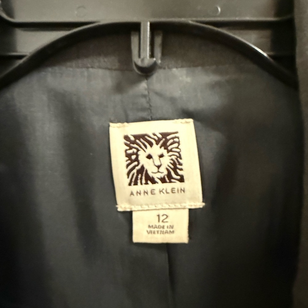 Anne Klein Charcoal Tailored Blazer - Picture 3 of 3